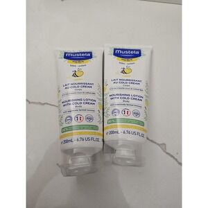 Mustela Nourishing Body Lotion With Cold Cream For Dry Skin  200ml 6.76 oz x 2